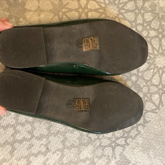 ASOS Design Membership Loafer Flat Shoes in Green - Picture 9 of 9